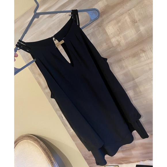WHBM Sleeveless Matte-Jersey Knit Top - Picture 7 of 10